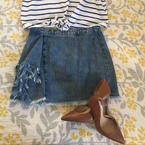 Denim Skirt from Zara
