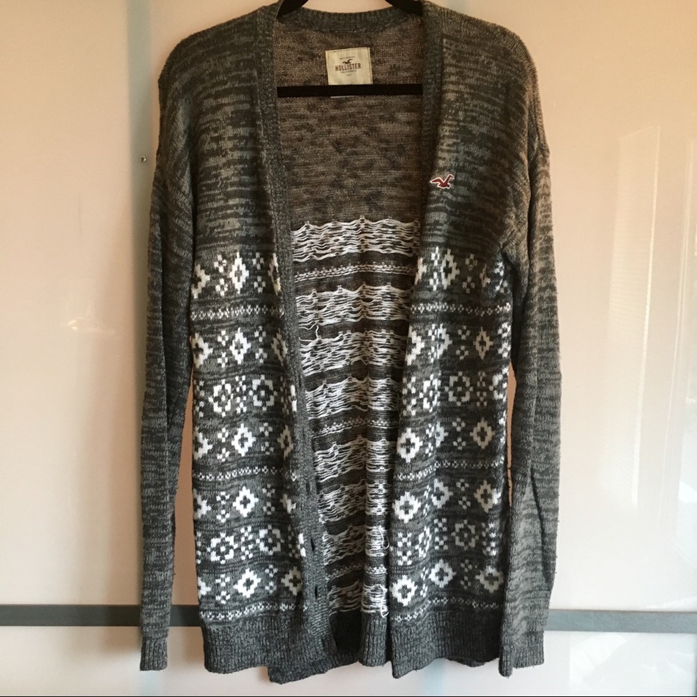 Nordic Print Cardigan