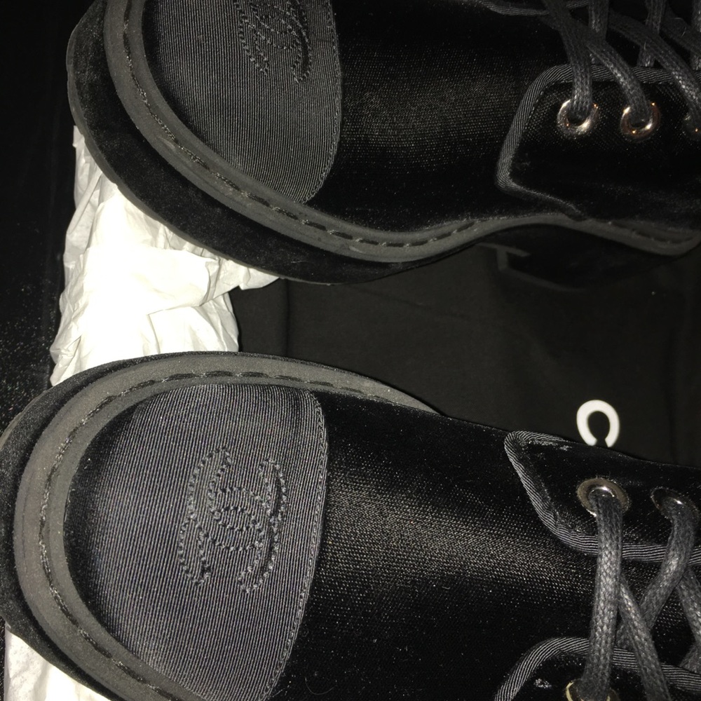Chanel Velvet/Grosgrain Boots - Picture 6 of 7