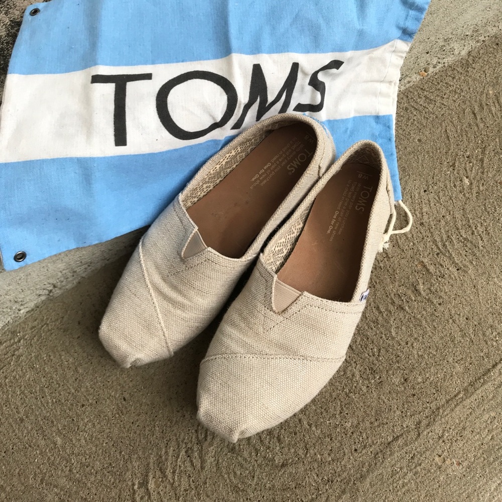 Burlap Shimmer TOMS