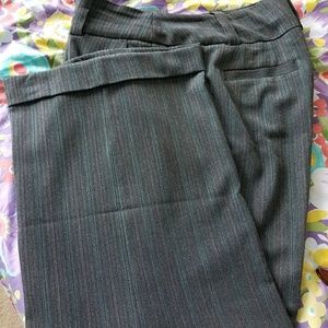 Wide leg career pants