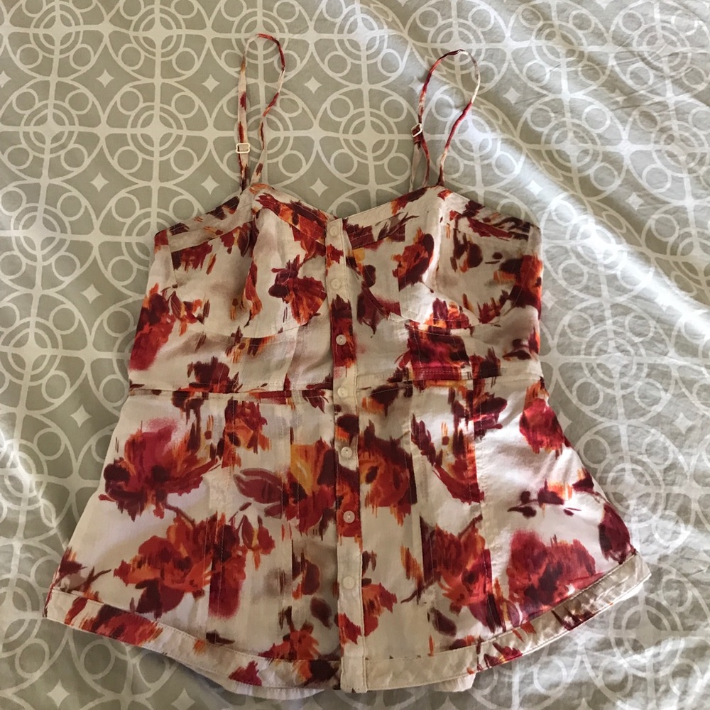 Gorgeous autumn 🍂  corset style tank