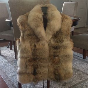 Authentic Coyote Fur Vest