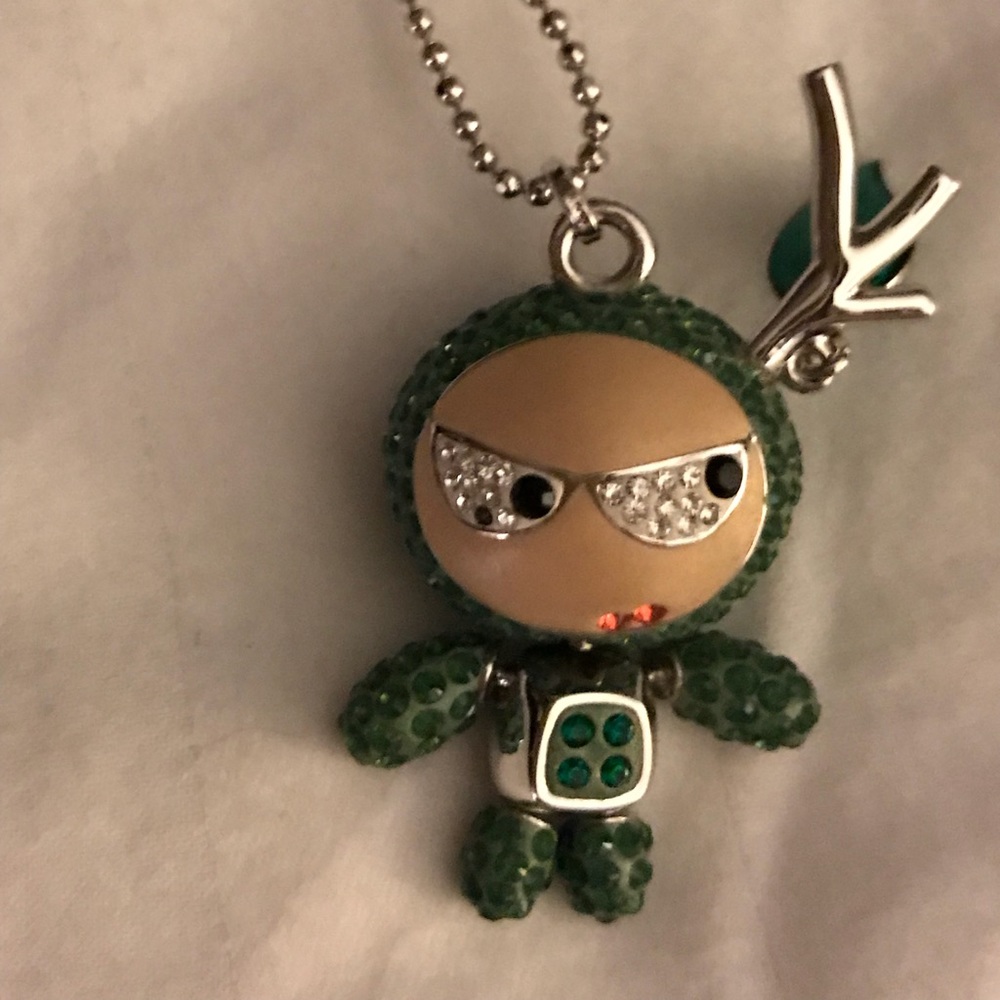 Swarovski crystal Martian necklace