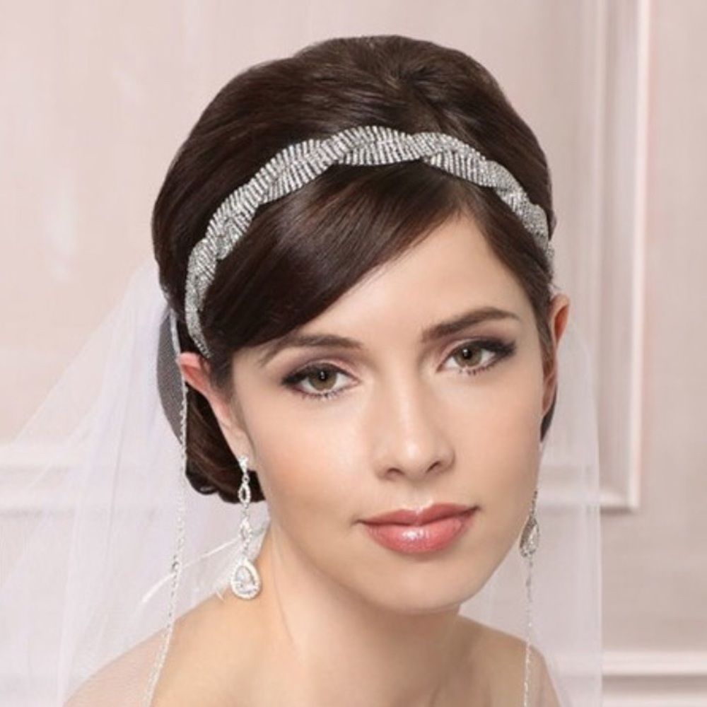 WORN ONCE Bel Aire Bridal Headband / Belt