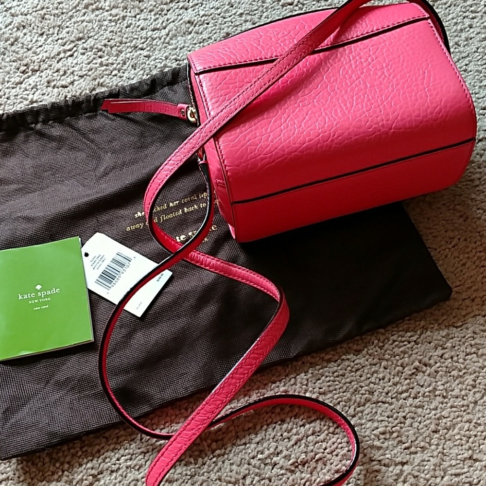 NWT Kate Spade Watermelon Pink Cross body bag. - Picture 4 of 5