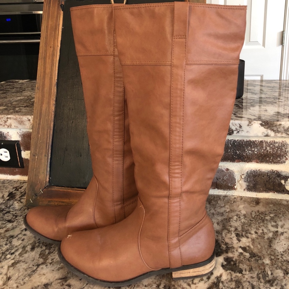 Rampage brown riding boots