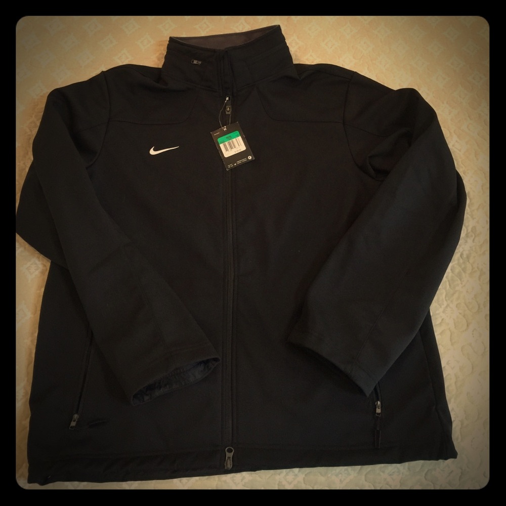 Mens Black  Nike zip up coat!