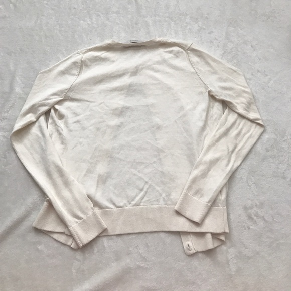 Loft Cotton Cardigan in Winter White - Picture 3 of 3