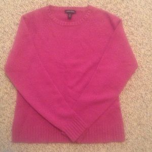 Warm and cozy purple/mauve Lands End Sweater