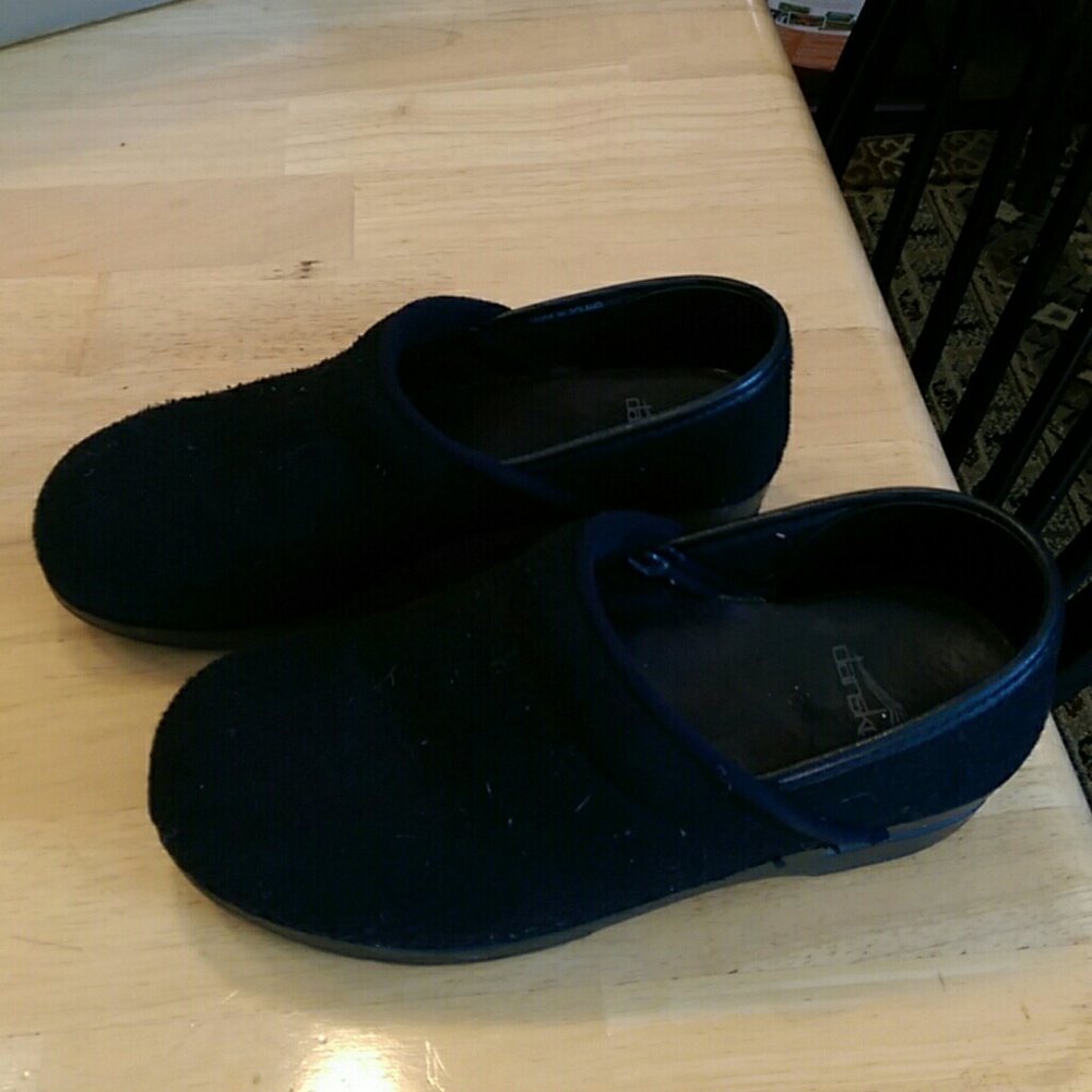 Dansko felt clogs