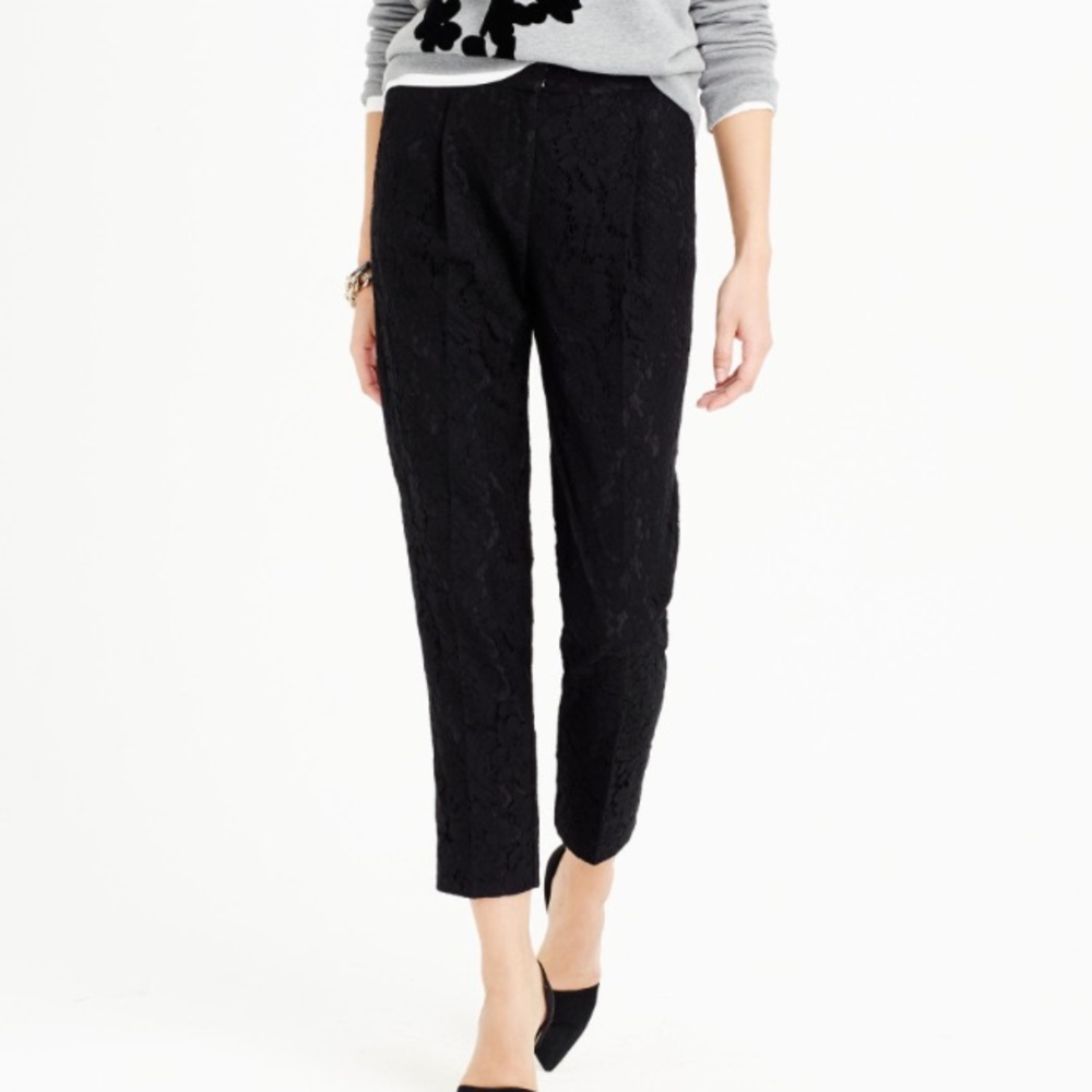 Jcrew lace pants, size 4
