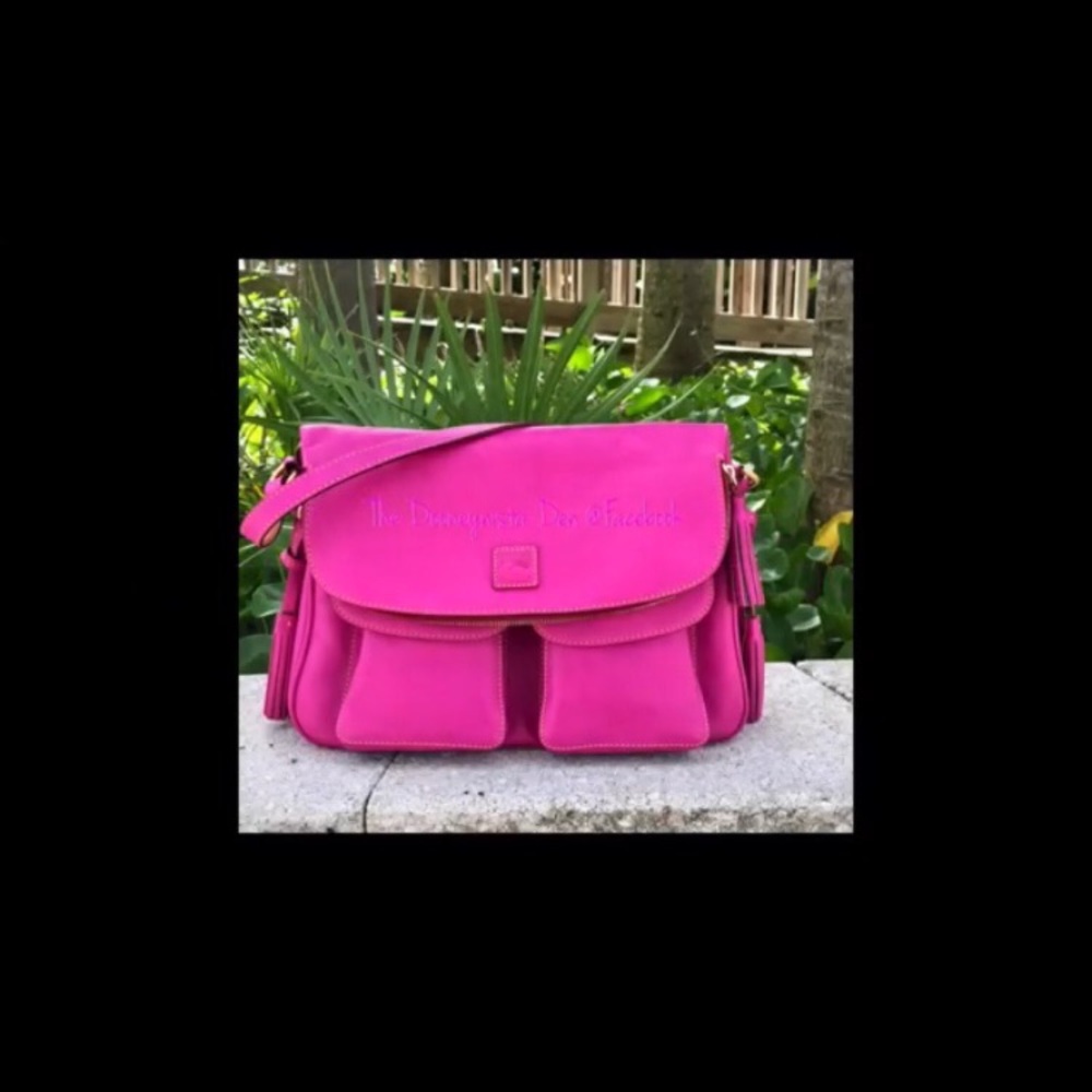 Dooney & Bourke Florentine zip flap fold over bag