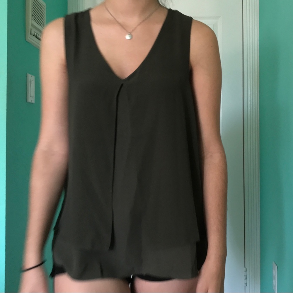 Forest Green Blouse