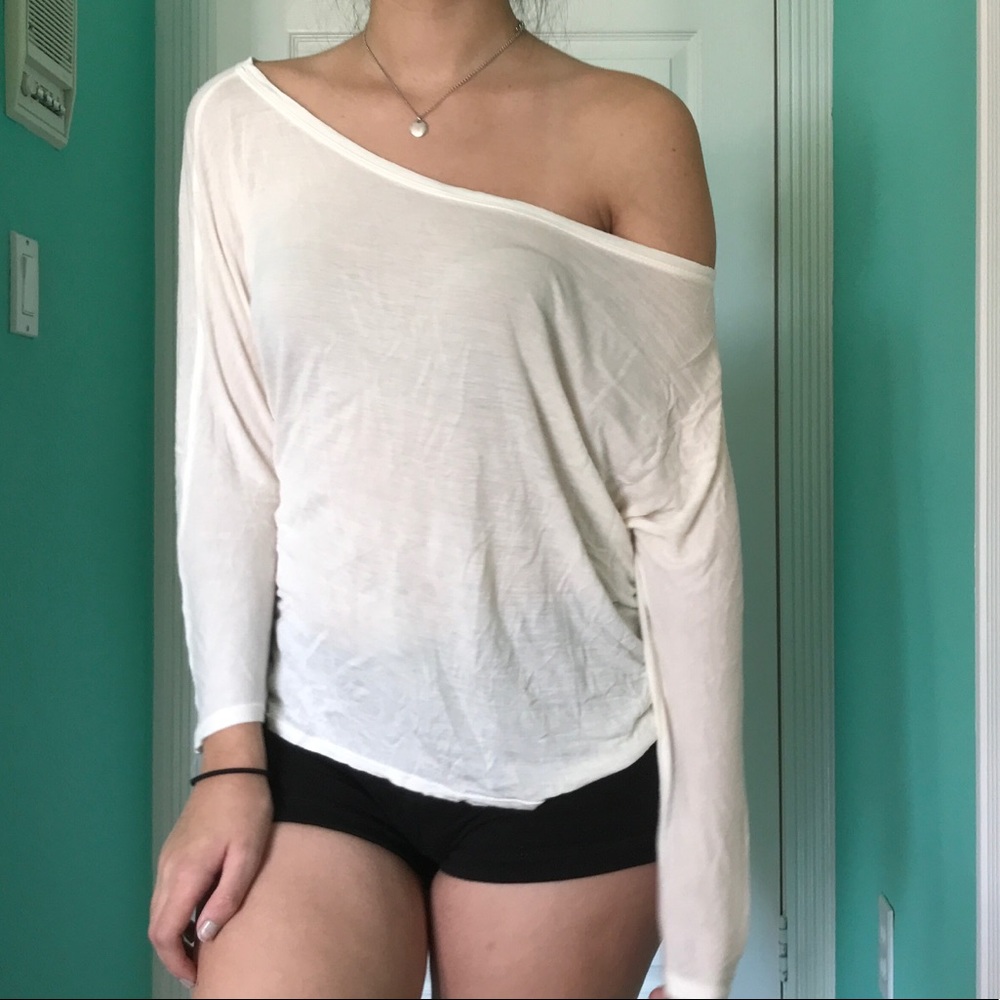 Off White off the shoulder top