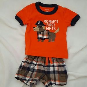 Carters Short Outfit