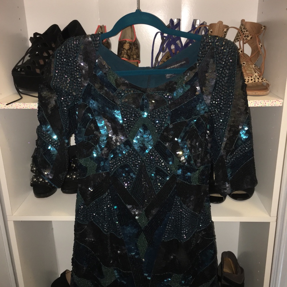 French Connection sequin cocktail dress