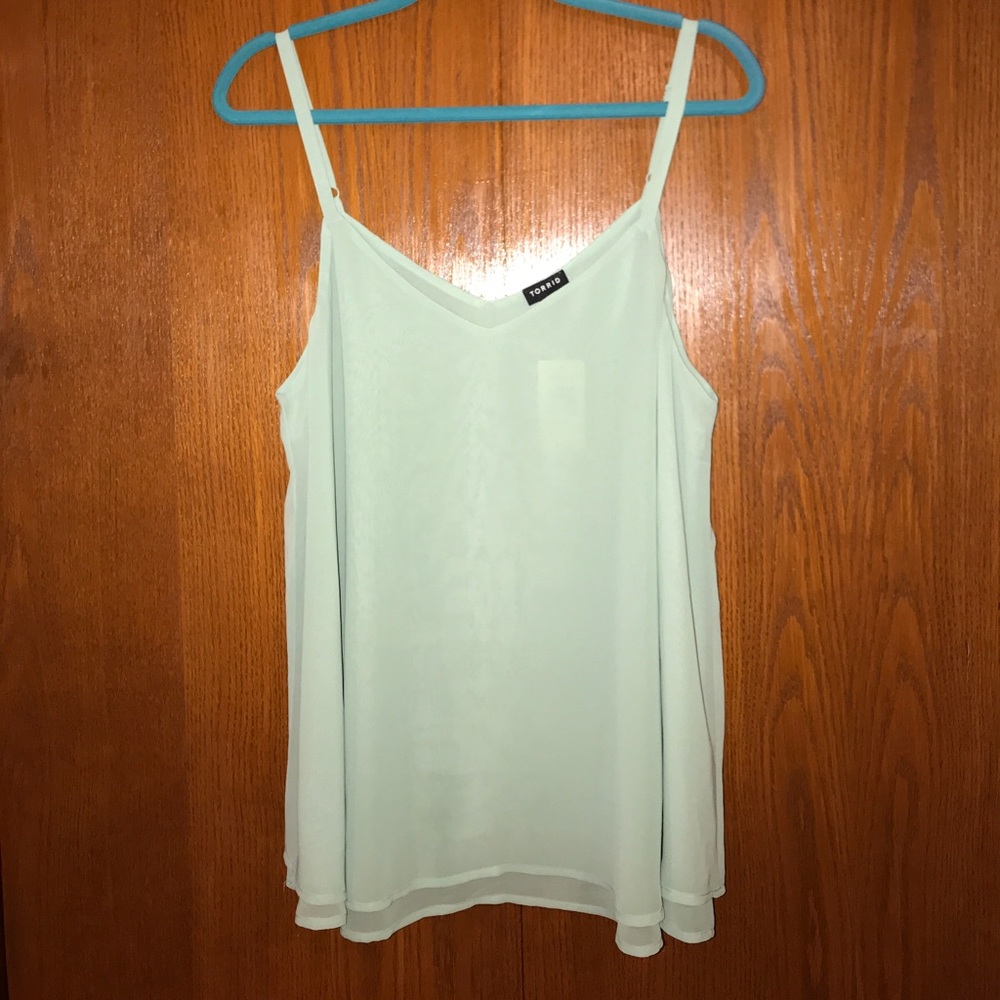 New Torrid Chiffon Double Layer Cami Sz 0x