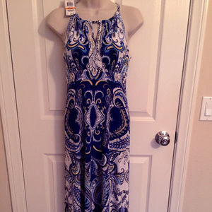 NWT Sequin/Print Maxi *Petite*