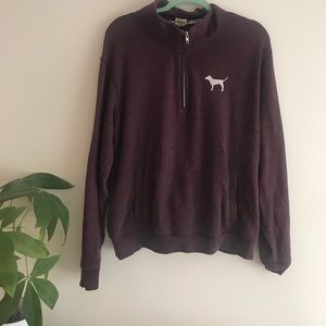 Victoria’s Secret Pink quarter zip sweatshirt