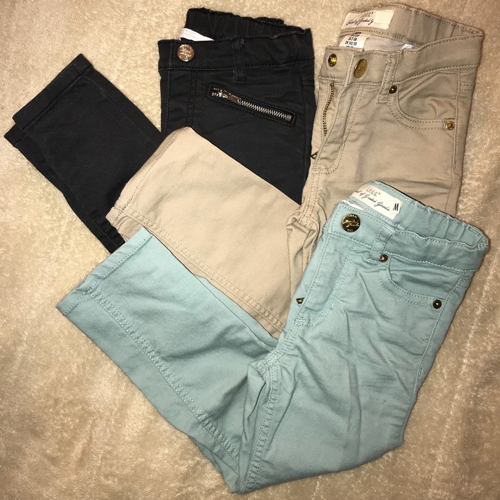 3 pair of H&M Skinny Biker Jeans