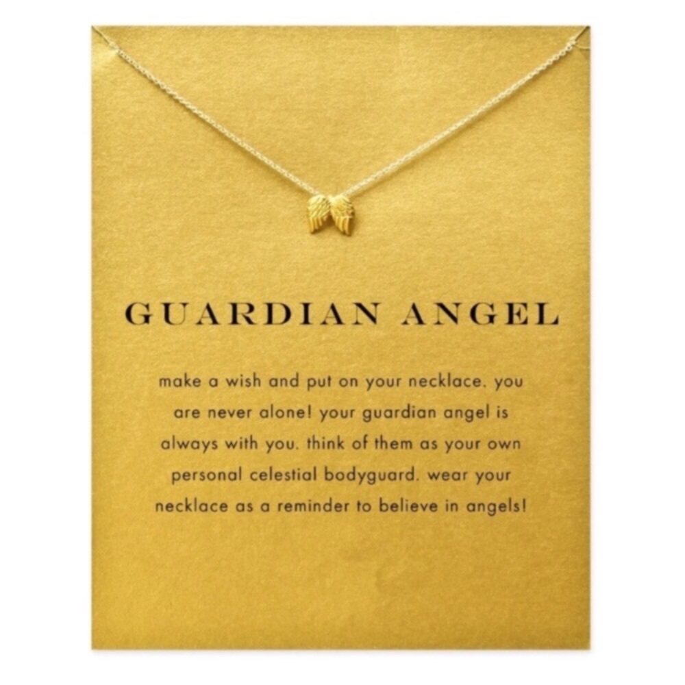 ❗️one left❗️Guardian Angel Necklace with Card