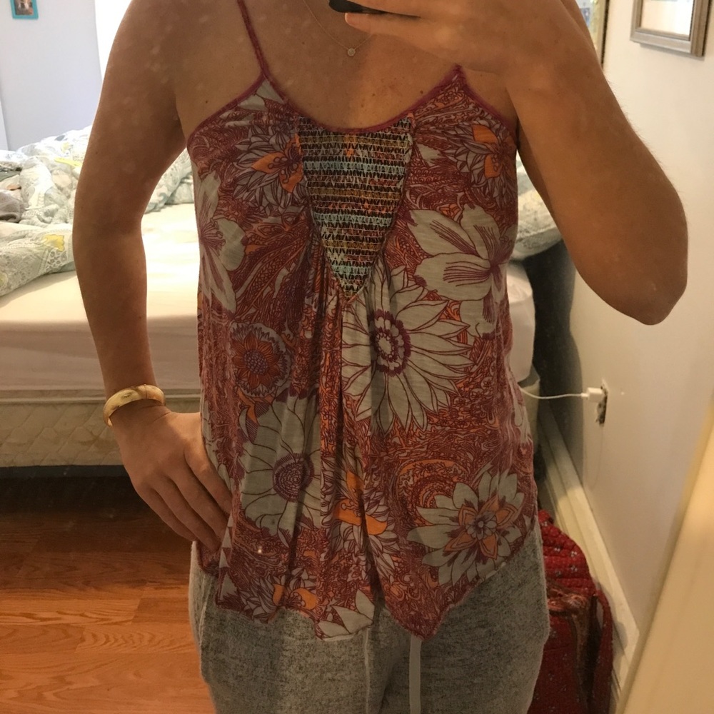 Free people floral tank