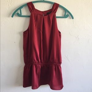 Ann Taylor small red blouse