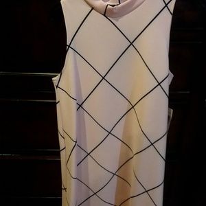 NWT pink and black Tiana B. short sleeved dress