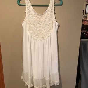 White Dress from its pink