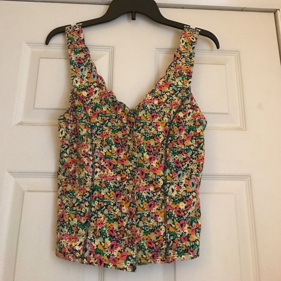 Kimchi Blue floral top - Picture 1 of 3