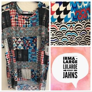 Lularoe Large Irma Tunic