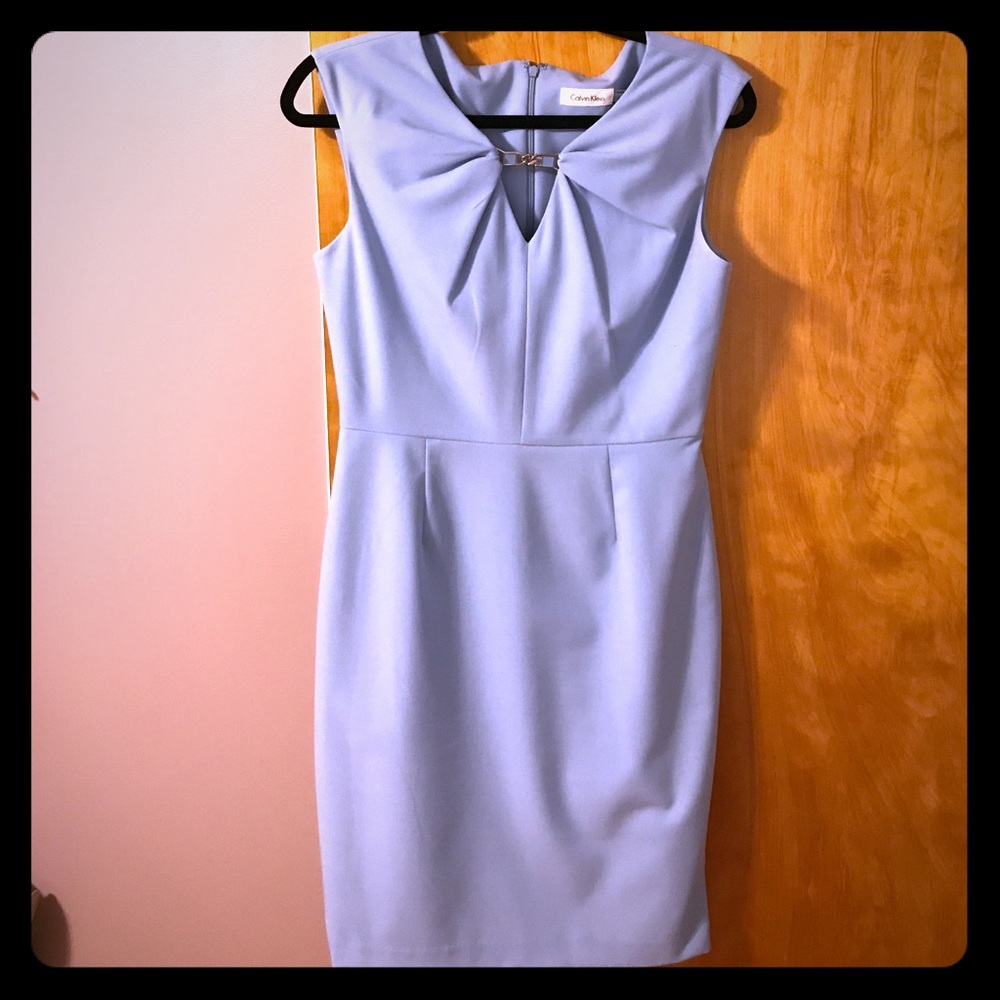 Baby Blue Calvin Klein Mini Dress