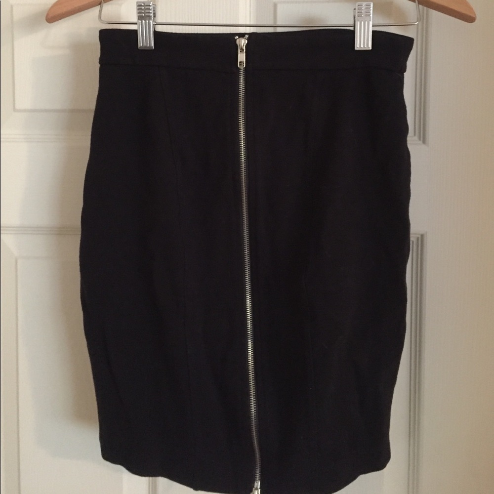 Betsey Johnson black skirt with back zipper