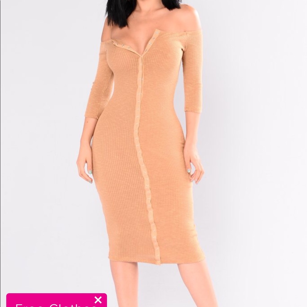 Off the shoulder dress