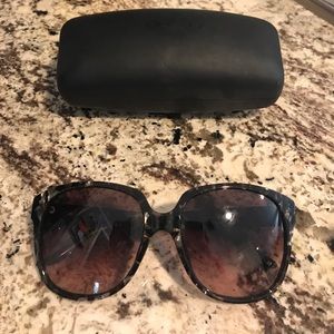 Theory black/brown tortoise sunglasses