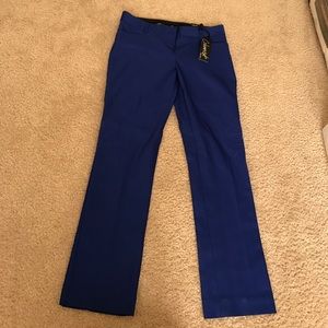 Blue Columnist barely boot cut low rise NWT