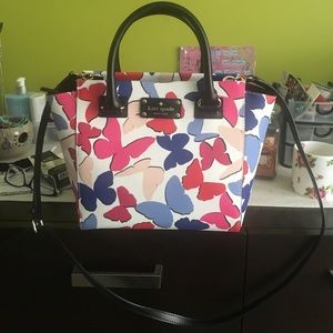 NWT Kate Spade butterfly print purse
