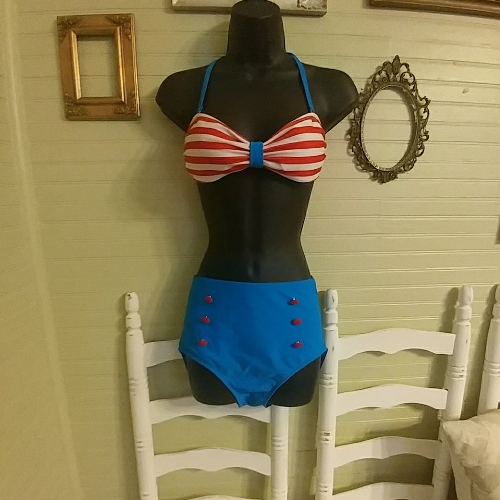 Sailor swim suit