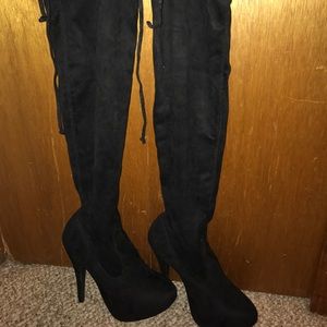 Thigh high boots