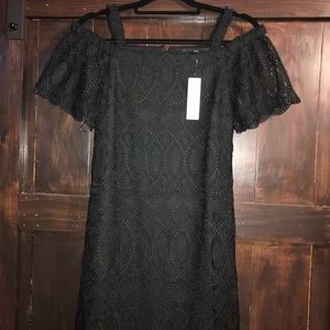 White House Black Market lace shift dress