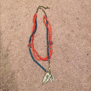 Feather necklace