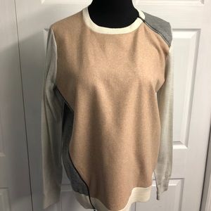 J Crew zip detail sweater