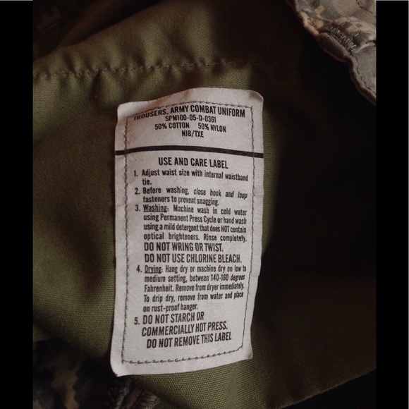 CAMO DIGITAL MILITARY PANT W W31-35 L26 1/2-29 1/2 - Picture 7 of 8