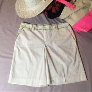 Lilly Pulitzer Palm Beach Fit 10 Shorts Plaid Trim