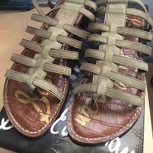 Sam Edelman "Gilda" olive gladiator sandal