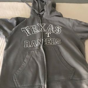 Gray Texas Rangers Hoodie