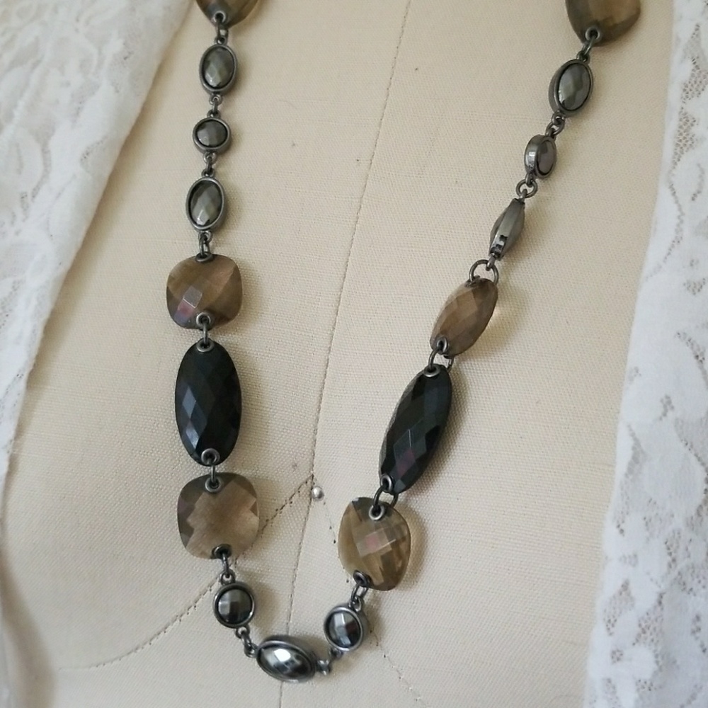 Long beaded necklace/belt
