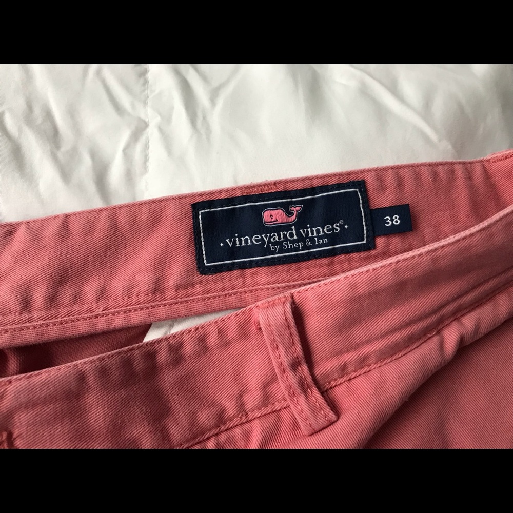 Vineyard Vines salmon shorts