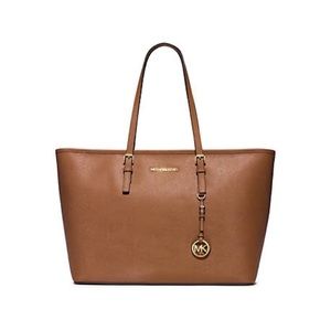 Michael Kors tan neverful market purse tote bag